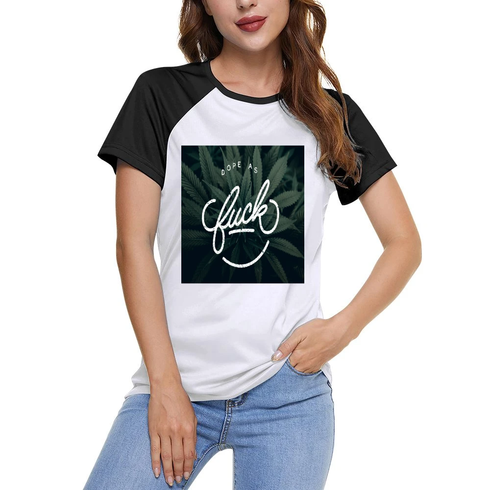 Dope As F@*k Tshirt (all Styles And Colors Available) Women Ladies Short Sleeve T-Shirt