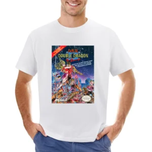 Double Dragon 2 Nes Nintendo Old School Retro Video Game Fan Distresse Asian Size Men T-Shirt