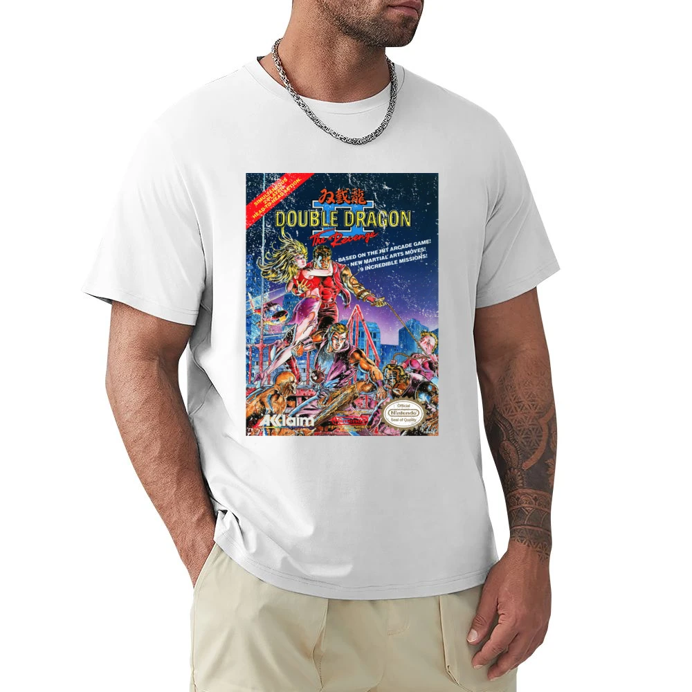 Double Dragon 2 Nes Nintendo Old School Retro Video Game Fan Distresse Premium Men T-shirt