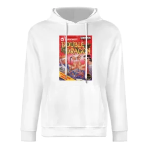 Double Dragon Nes Nintendo Old School Retro Video Game Fan Distressed European Size Men Hoodie