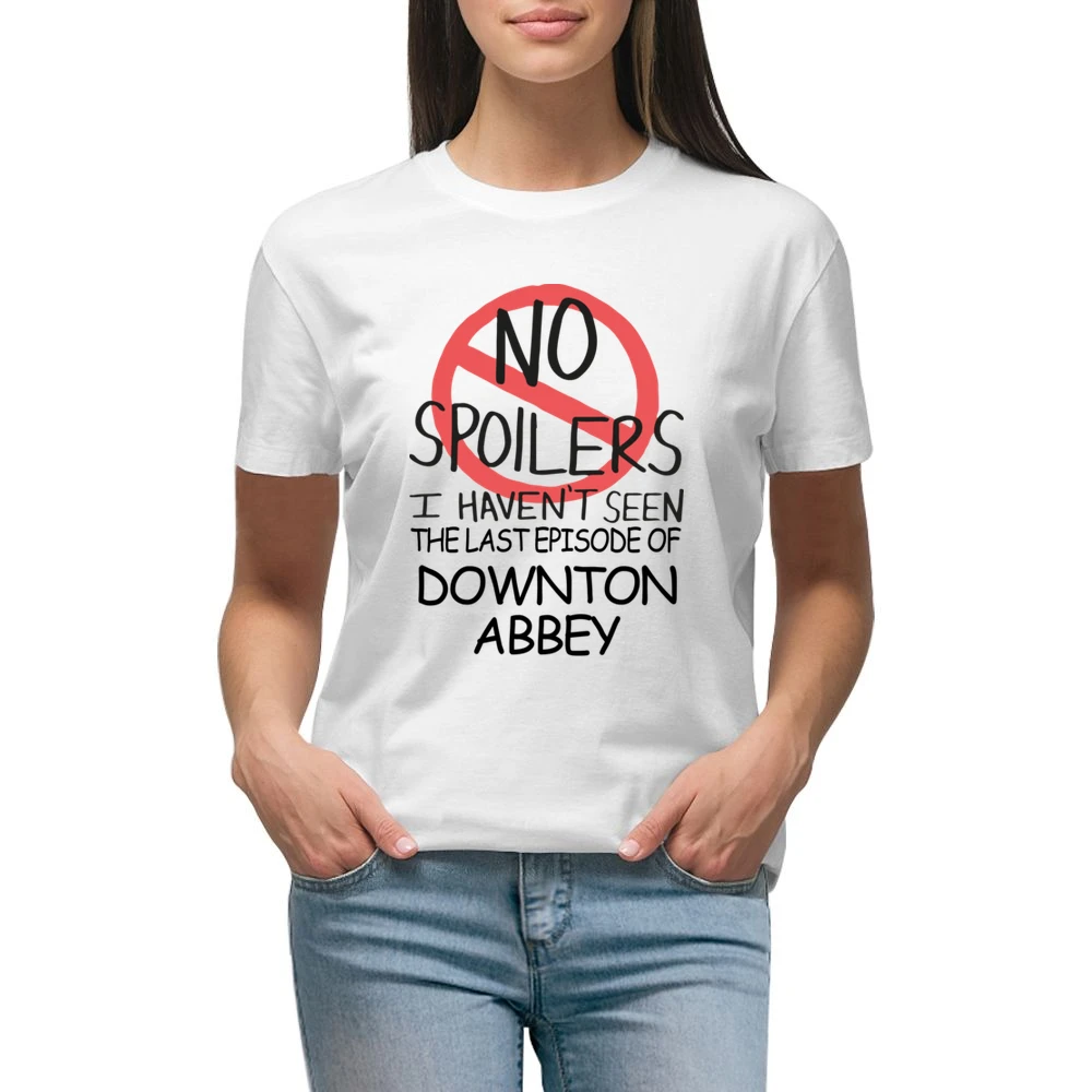 Downton Abbey No Spoilers Last Episode Tv Funny Premium Women Ladies T-shirt