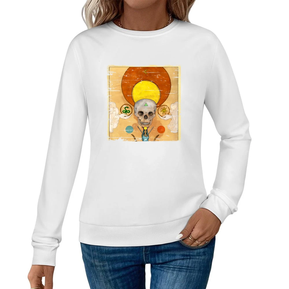 Dr John Dr John Plays Mac Rebennack Album Cover Distressed Image T Shi Women Pullover Sweatshirt