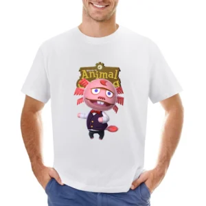 Dr Shrunk From Animal Crossing Nintendo Video Game Fan Asian Size Men T-Shirt