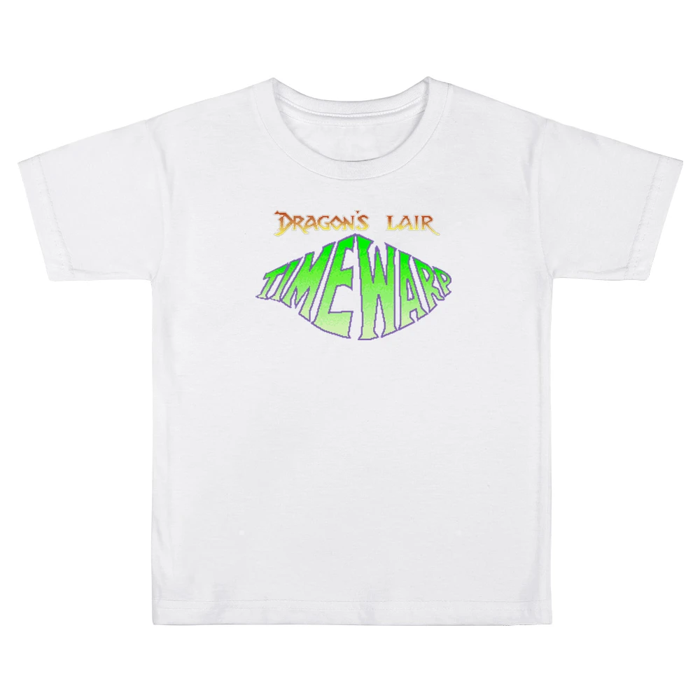 Dragon's Lair Timewarp Video Game Retro 80s Kids Boys Girls T-Shirt
