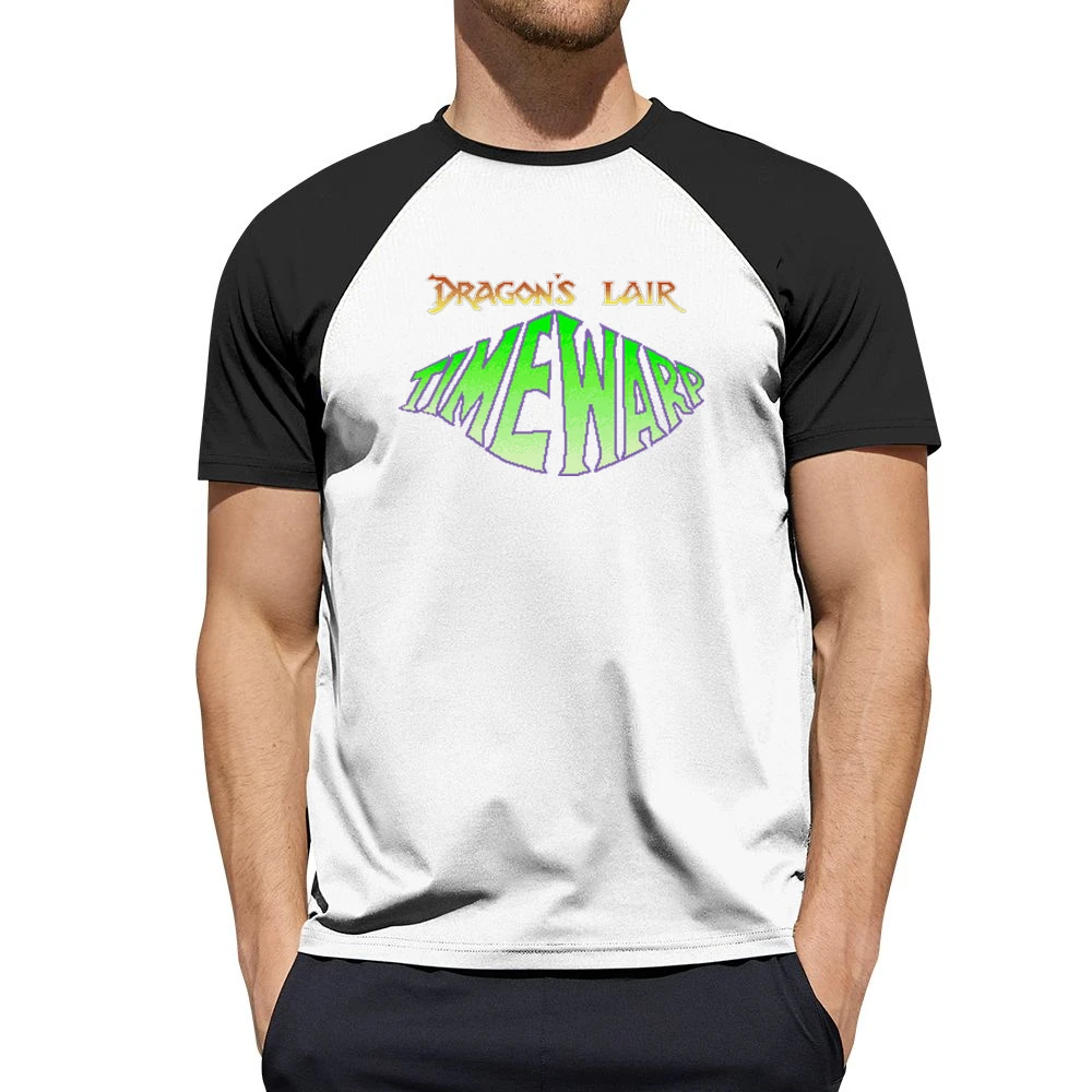Dragon's Lair Timewarp Video Game Retro 80s Men Short Sleeve T-Shirt