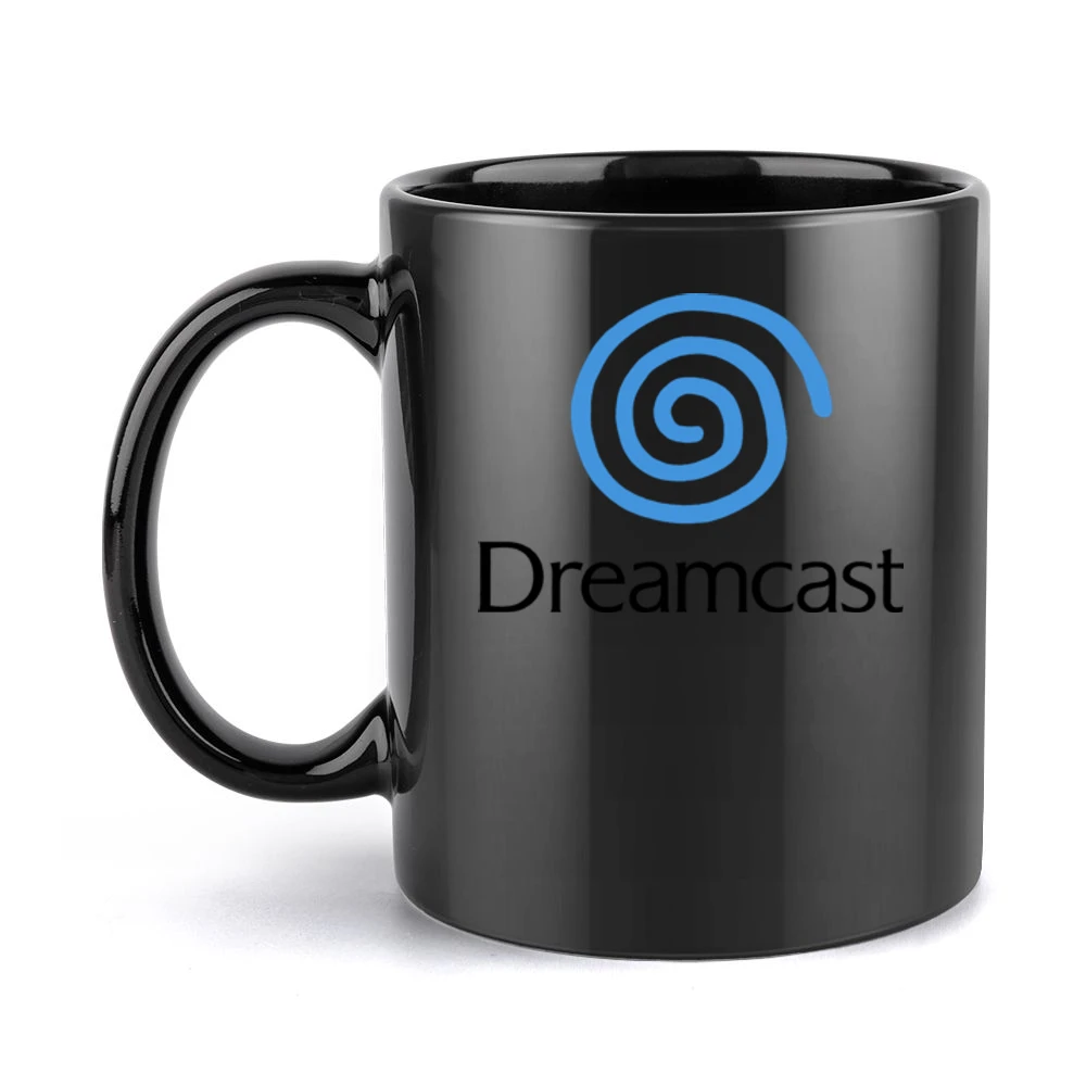Dreamcast Sega Retro Video Arcade Game Black Mug