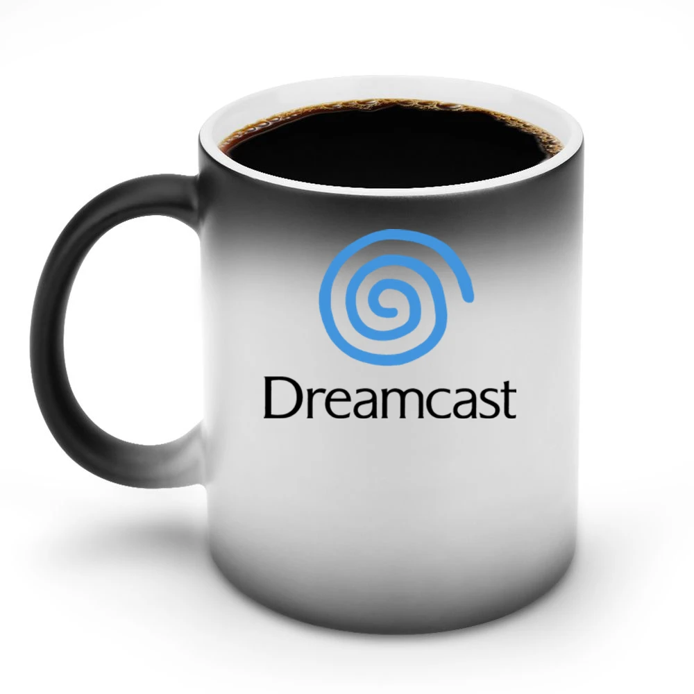 Dreamcast Sega Retro Video Arcade Game Discoloration Mug
