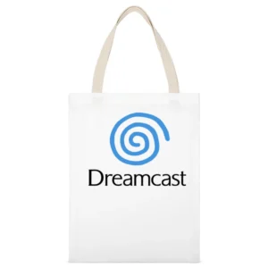 Dreamcast Sega Retro Video Arcade Game White Canvas Tote Shopping Bag