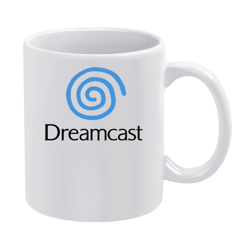 Dreamcast Sega Retro Video Arcade Game White Mug