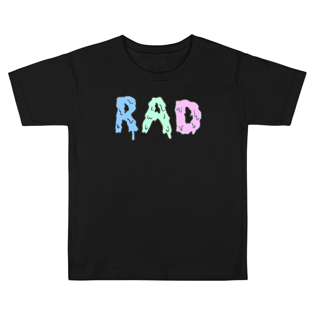Dripping With Rad Fun Awesome Tee Shirt Kids Boys Girls T-Shirt