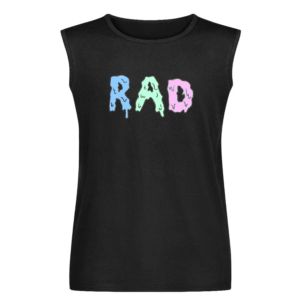 Dripping With Rad Fun Awesome Tee Shirt Men Sleeveless T-Shirt