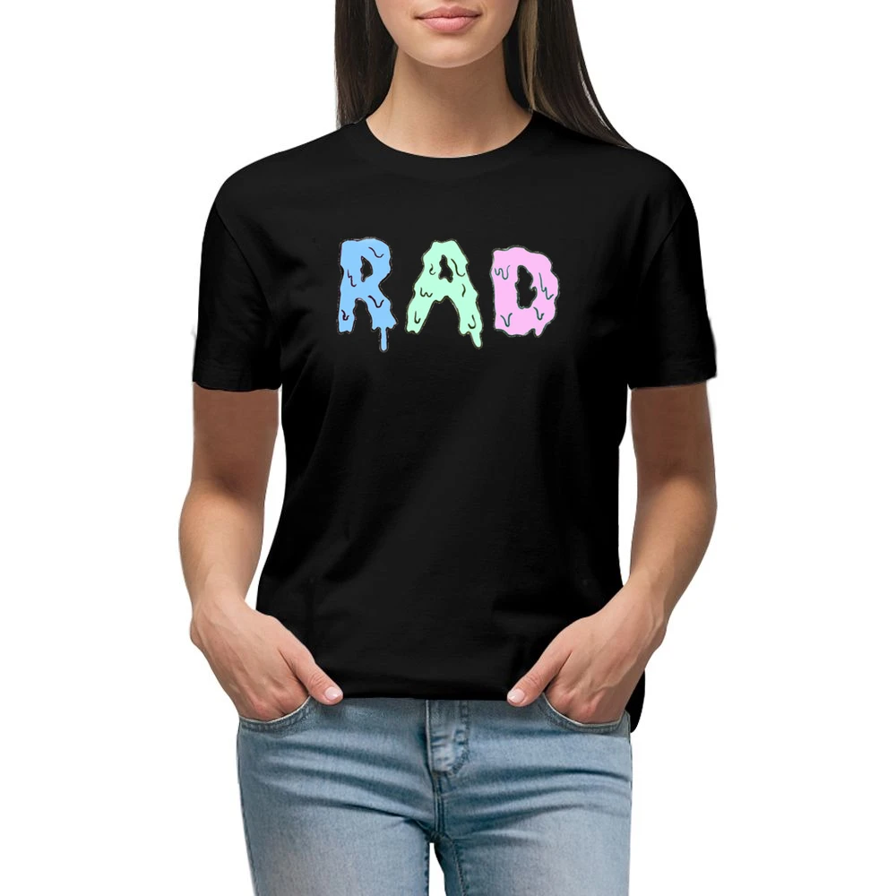 Dripping With Rad Fun Awesome Tee Shirt Premium Women Ladies T-shirt