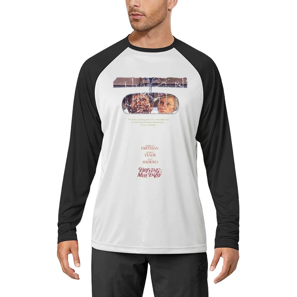 Driving Miss Daisy Movie Poster Retro Aged Look Men Long Sleeve T-Shirt
