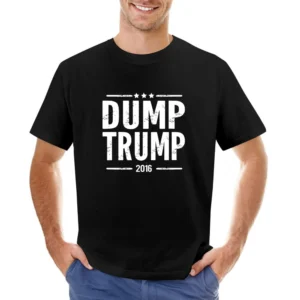 Dump Trump 2016 American US Political Election Graphic Asian Size Men T-Shirt