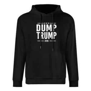 Dump Trump 2016 American US Political Election Graphic European Size Men Hoodie
