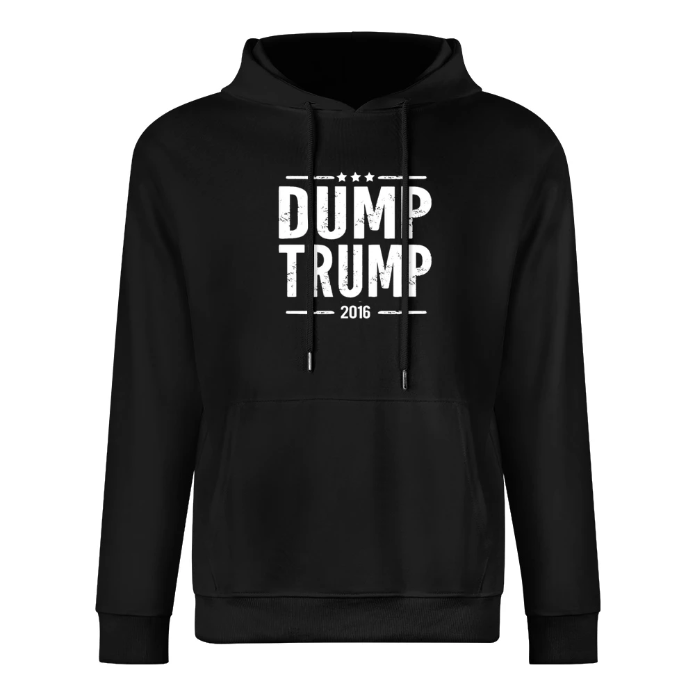 Dump Trump 2016 American US Political Election Graphic European Size Men Hoodie