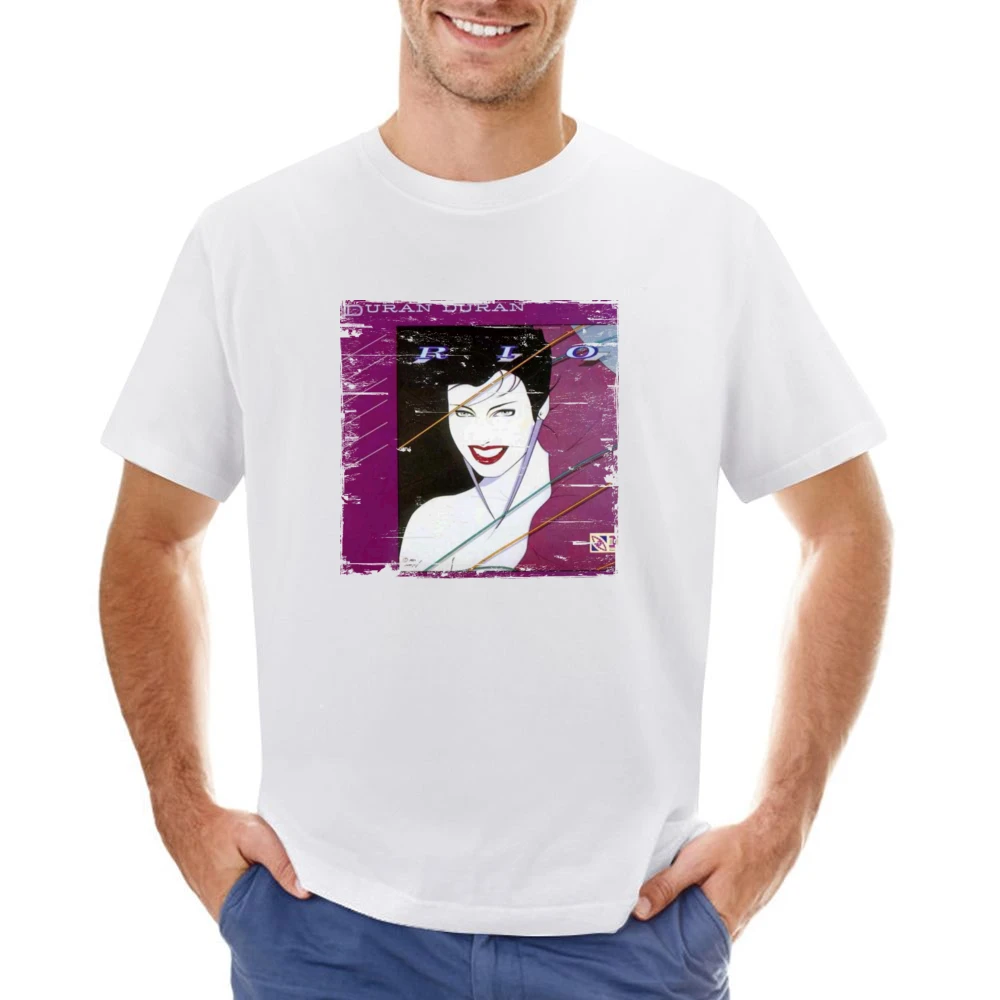 Duran Duran Rio Album Cover Distressed Image Asian Size Men T-Shirt