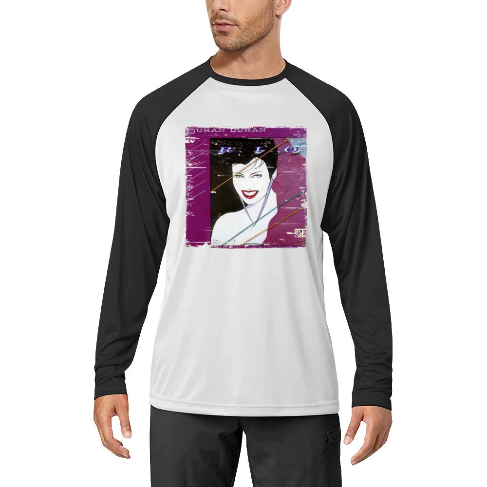 Duran Duran Rio Album Cover Distressed Image Men Long Sleeve T-Shirt