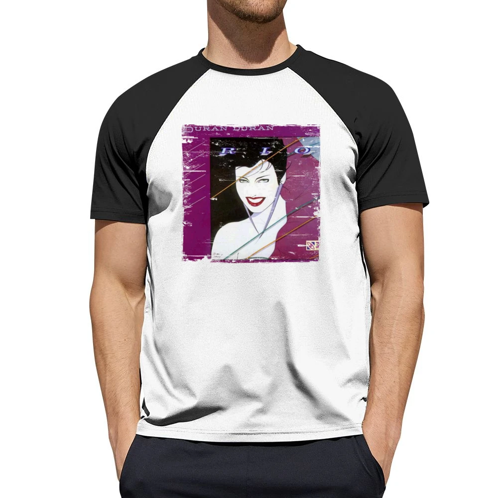 Duran Duran Rio Album Cover Distressed Image Men Short Sleeve T-Shirt