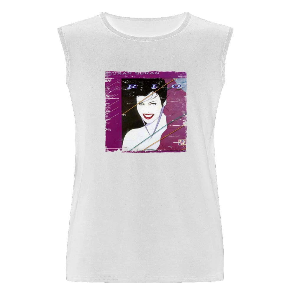 Duran Duran Rio Album Cover Distressed Image Men Sleeveless T-Shirt