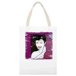 Duran Duran Rio Album Cover Distressed Image White Canvas Tote Shopping Bag