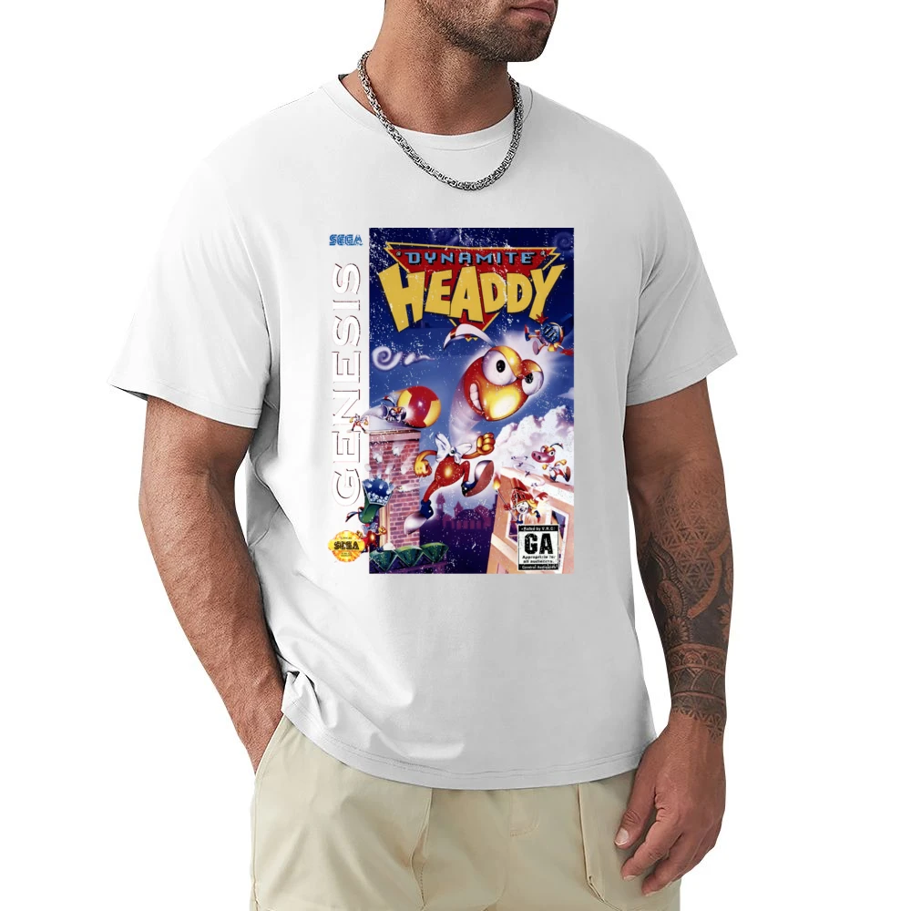 Dynamite Headdy Sega Genesis Old School Retro Video Game Fan Distresse Premium Men T-shirt