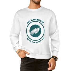 Eagles Win One Before I Die Football Team European Size Pullover Sweater