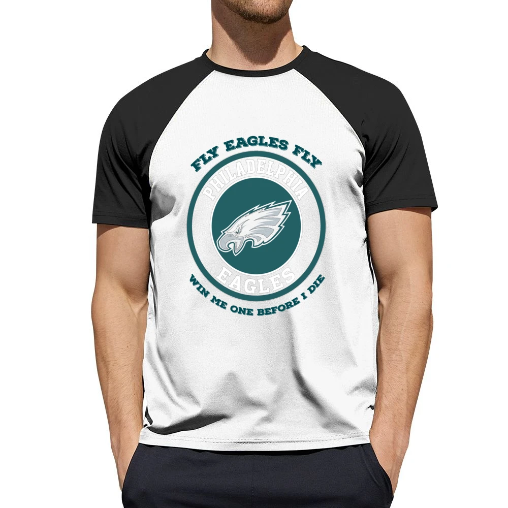Eagles Win One Before I Die Football Team Men Short Sleeve T-Shirt
