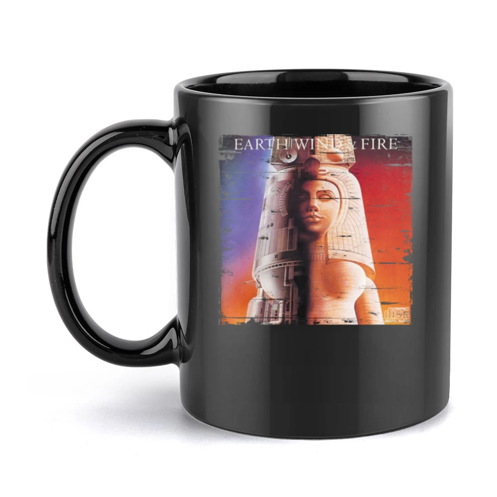 Earth Wind And Fire Raise! Album Cover Distressed Image Black Mug