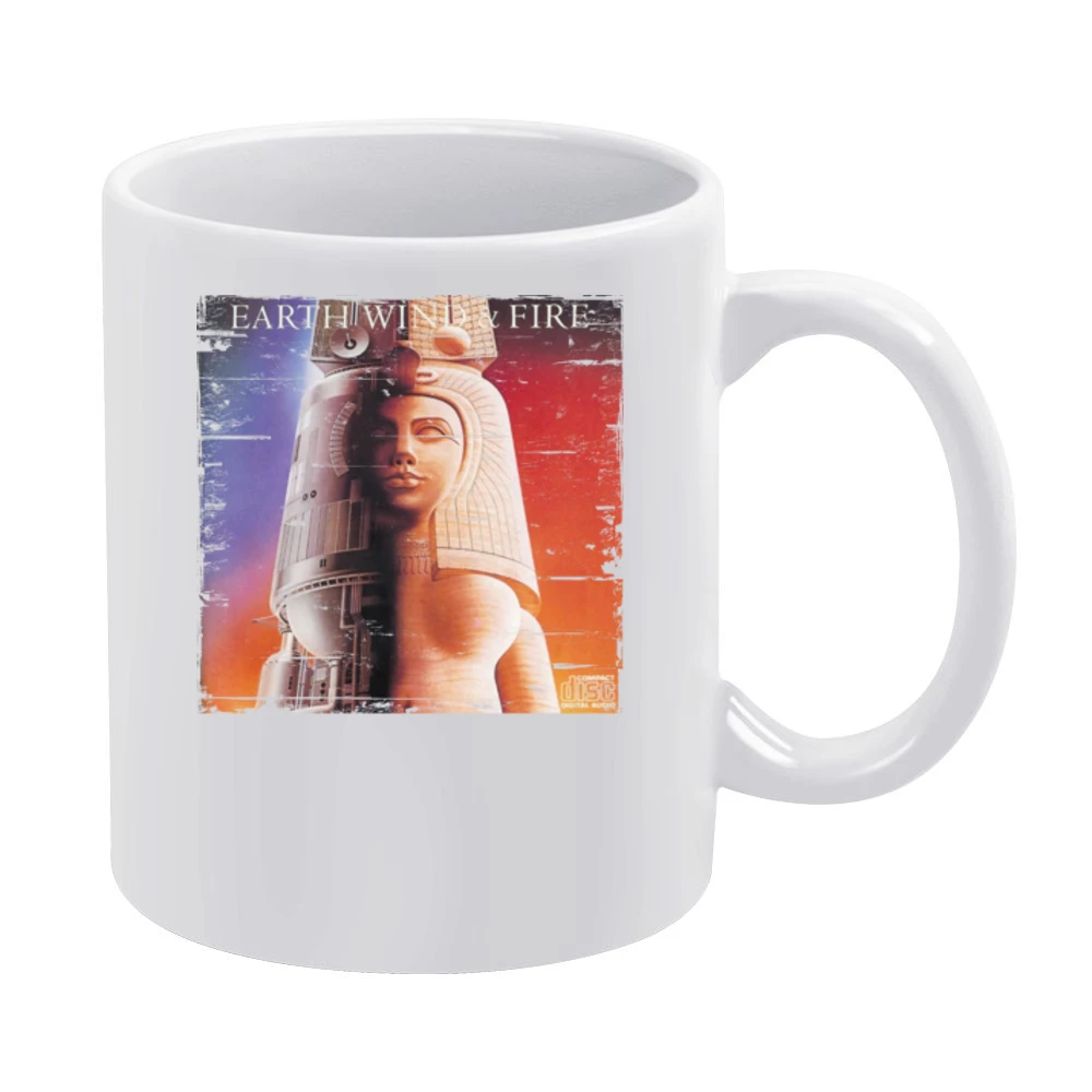 Earth Wind And Fire Raise! Album Cover Distressed Image White Mug