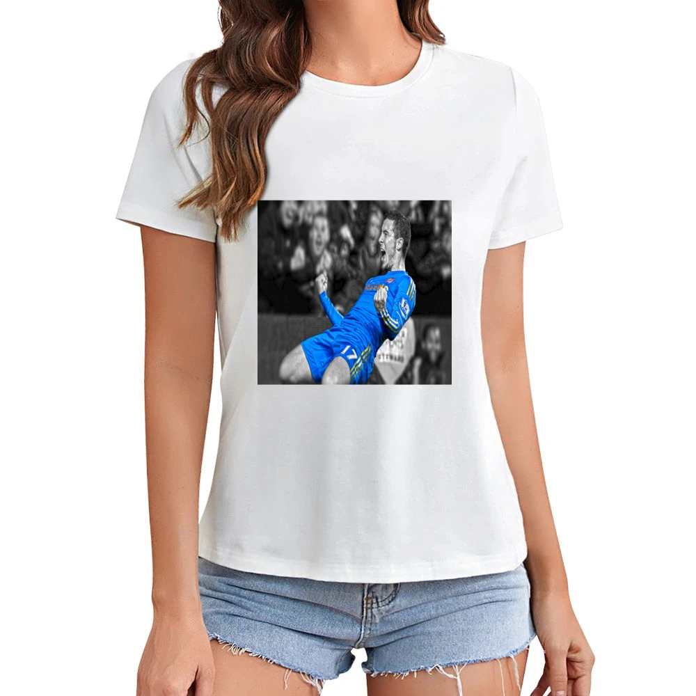 Eden Hazard Tshirt Chelsea (all styles and colors available) Asian Size Women Ladies T-shirt