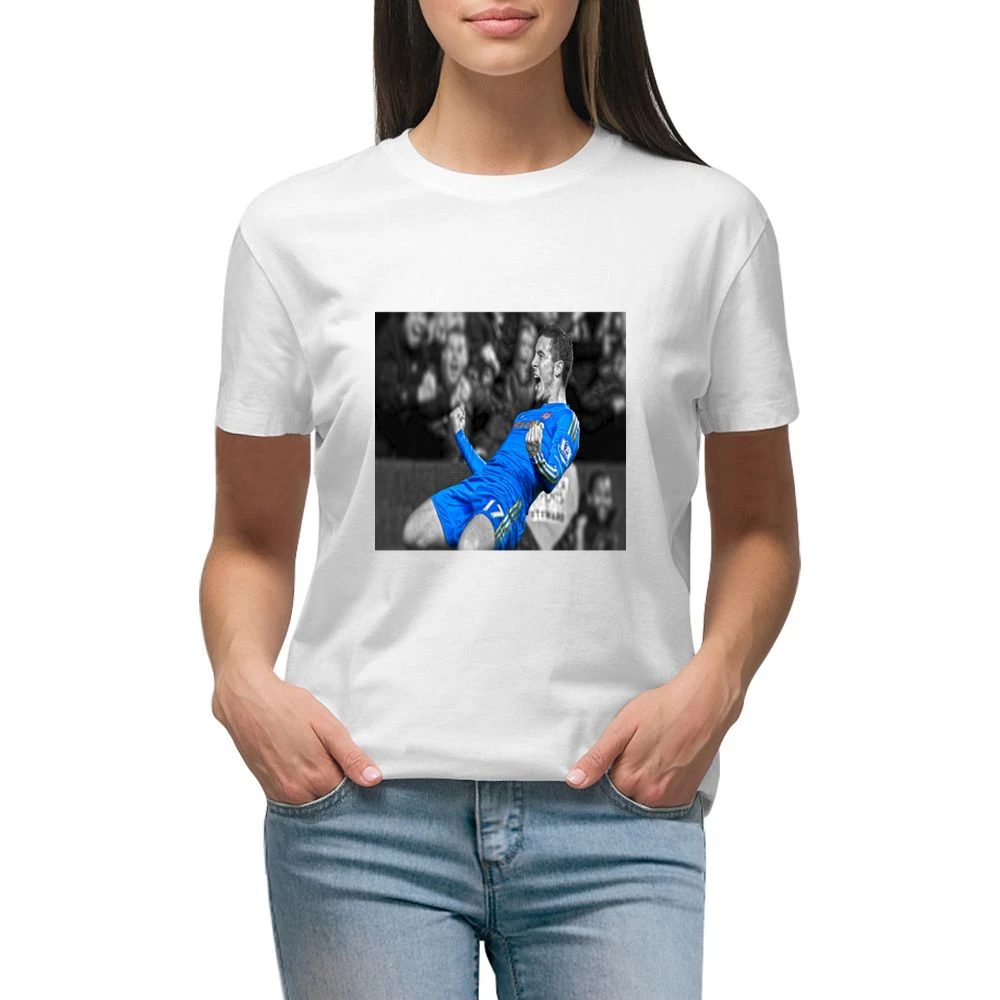 Eden Hazard Tshirt Chelsea (all styles and colors available) Premium Women Ladies T-shirt