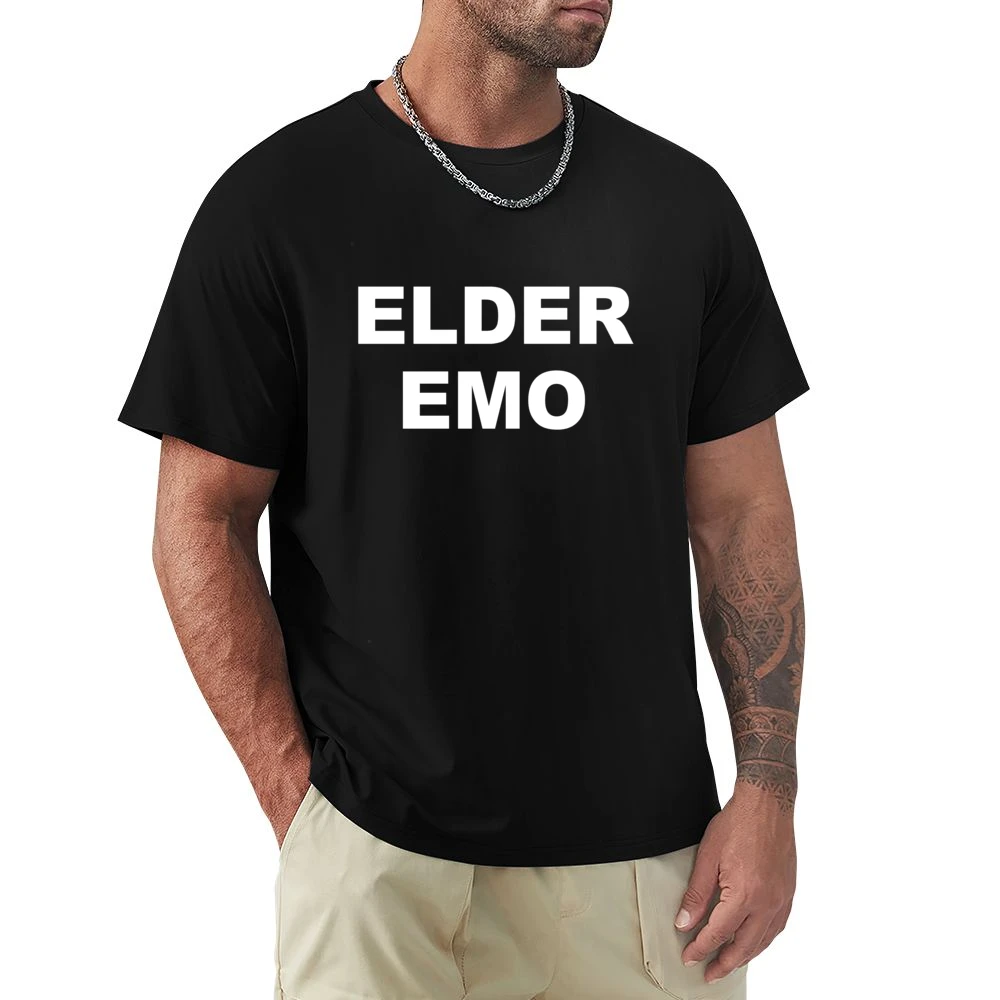 Elder Emo Funny Punk Rock Popular Graphic Premium Men T-shirt
