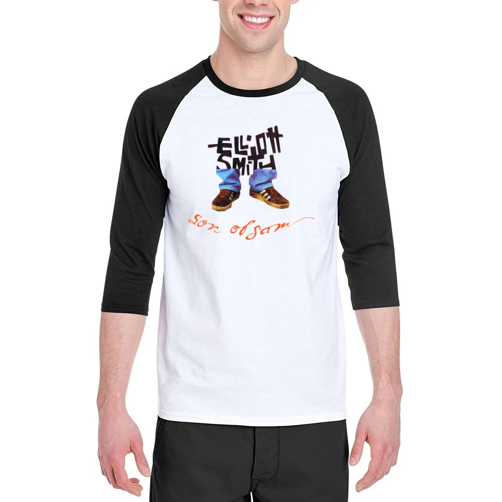 Elliott Smith Music Men 3/4 Sleeve T-Shirt