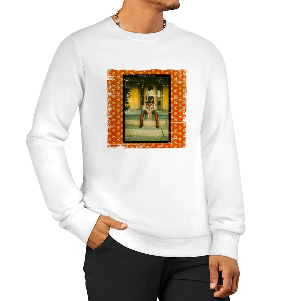 Emmylou Harris Elite Hotel Album Cover Distressed Image Men Pullover Sweatshirt