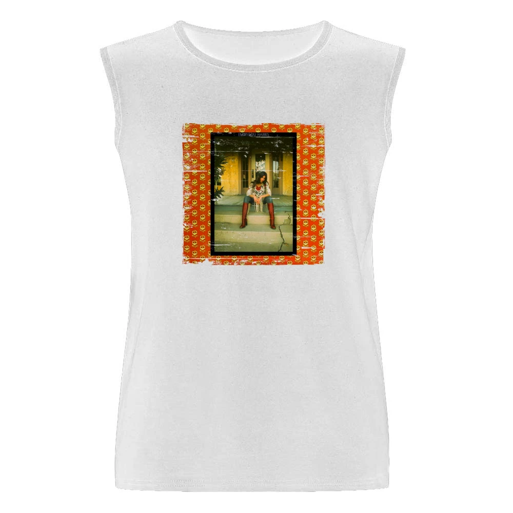 Emmylou Harris Elite Hotel Album Cover Distressed Image Men Sleeveless T-Shirt