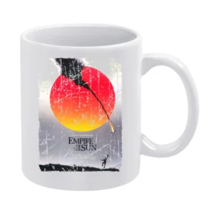 Empire Of The Sun Movie Poster Retro Aged Look White Mug