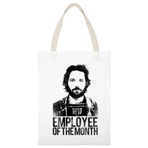 Employee Of The Month Paul Rudd Funny Cool Graphic Movie White Canvas Tote Shopping Bag