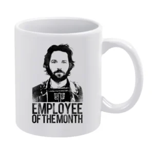 Employee Of The Month Paul Rudd Funny Cool Graphic Movie White Mug