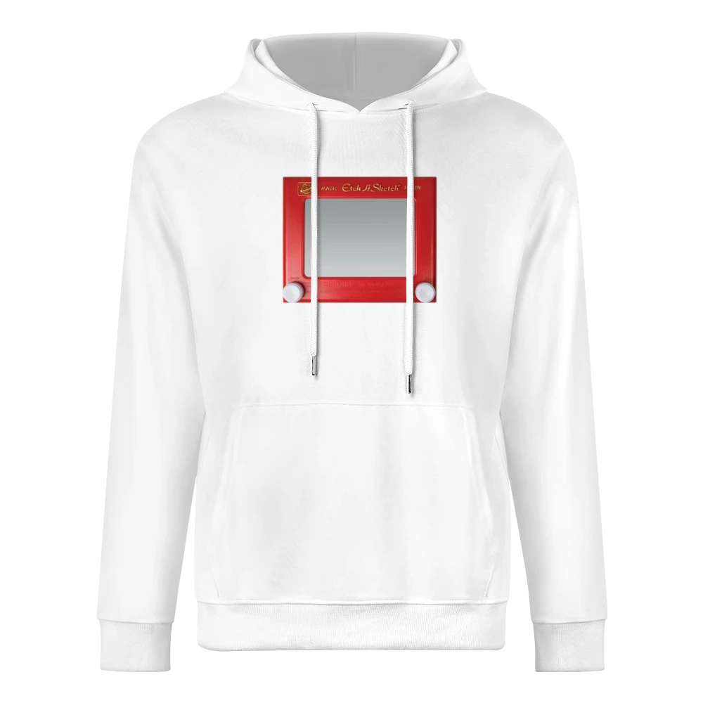 Etch A Sketch Fun Cool Vintage Graphic Retro 80s Toy European Size Men Hoodie