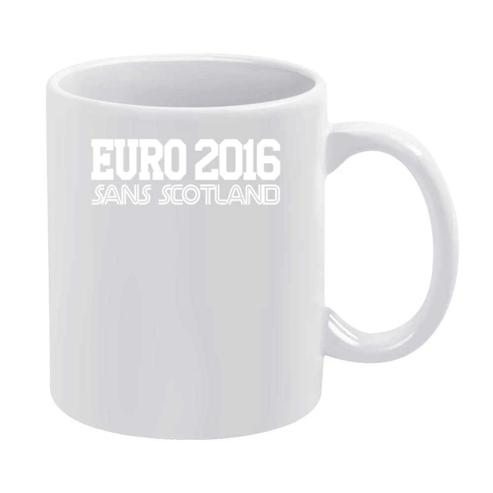 Euro 2016 Sans Scotland Funny No Scotland Football Europe Soccer Graph White Mug