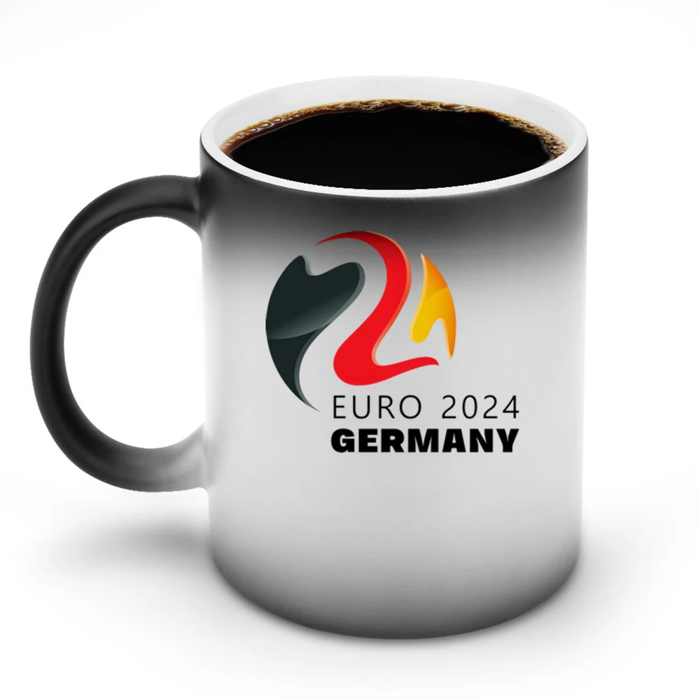 Euro 2024 Germany Host Nation Soccer Football Discoloration Mug