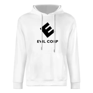 Evil Corp Mr Robot Science Fiction Tv Show Fan Black Logo European Size Men Hoodie