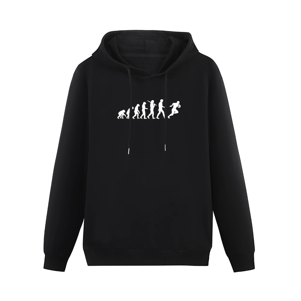 Evolution Of A Rugby Player Sport Men Hoodie Without Pocket