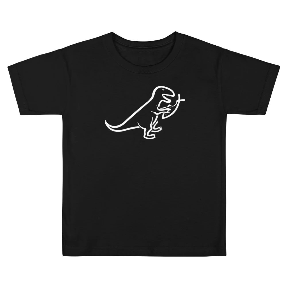 Evolution Versus Creationism Dinosaur Fish Funny Kids Boys Girls T-Shirt