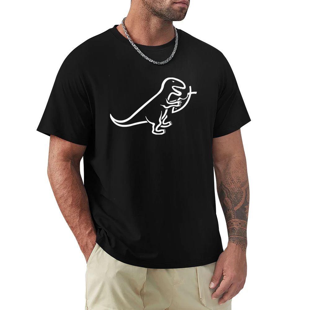 Evolution Versus Creationism Dinosaur Fish Funny Premium Men T-shirt