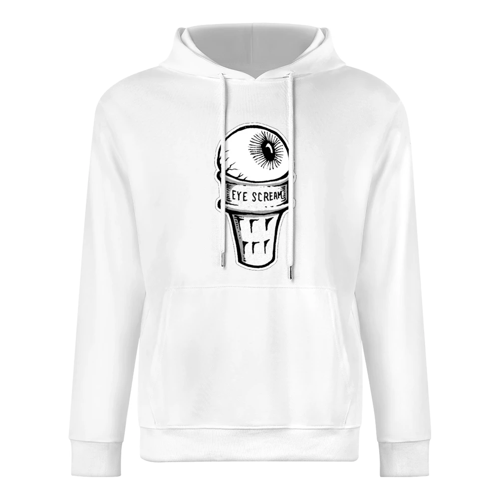 Eye Scream Ice Cream Fun Graphic Tee Shirt European Size Men Hoodie