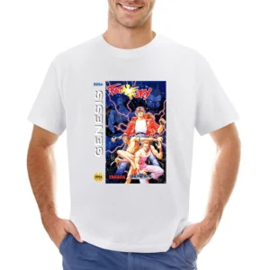 Fatal Fury Sega Genesis Old School Retro Video Game Fan Distressed T S Asian Size Men T-Shirt