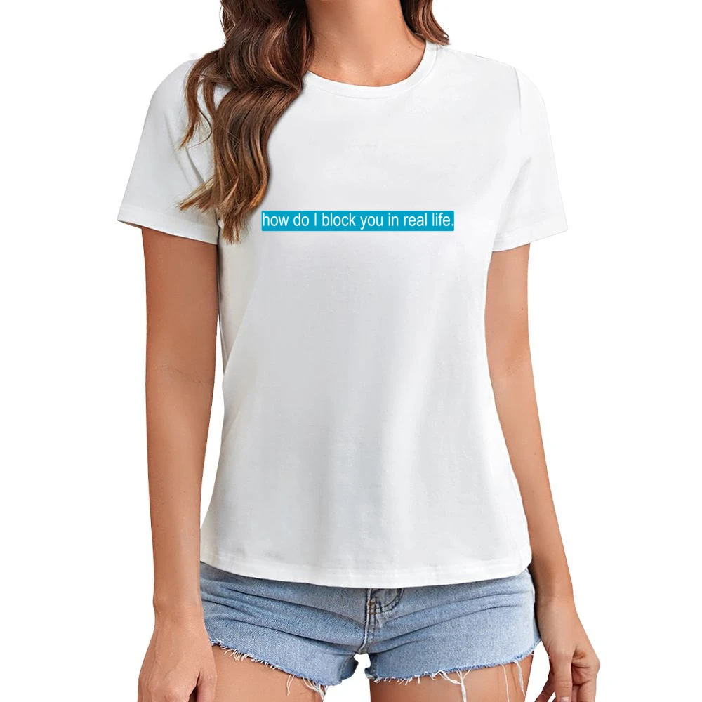 Fb Block You In Life Funny Asian Size Women Ladies T-shirt