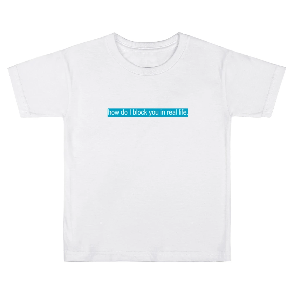 Fb Block You In Life Funny Kids Boys Girls T-Shirt